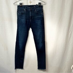ADRIAN GOLDSCHMEID Jeans Skinny Stretch Sz 4 - Dk BLUE